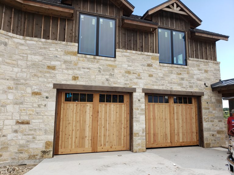 Custom Cedar Garage Doors 008